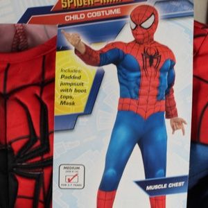 Boys Spiderman Halloween Costume Size 5-7 years